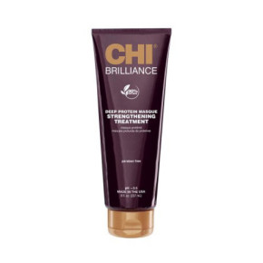 CHI Deep Brilliance Deep Protein Masque Stiprinamoji proteinų kaukė su alyvuogių ir Monoi aliejais 237ml