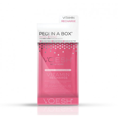 VOESH Basic Pedi In A Box 3in1 Vitamin Recharge Procedūra kojoms Rinkinys
