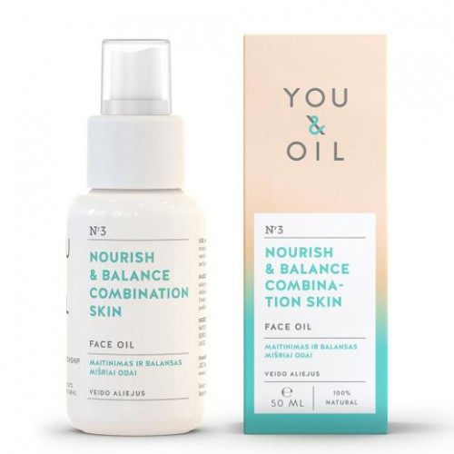 You&Oil Nourish & Balance Combination Skin Face Oil Veido aliejus mišriai odai 50ml