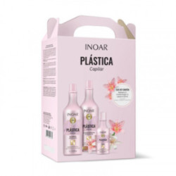 Inoar Plastica Capilar Kit procedūros rinkinys pažeistiems plaukams 3 vnt.