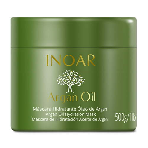 Inoar Argan Oil Mask Intensyviai drėkinanti plaukų kaukė su Argano aliejumi 250ml