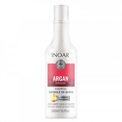 Inoar Argan Infusion Loss Control Shampoo šampūnas stabdantis plaukų slinkimą 500ml