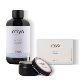 Miya Maka Treatment Box Natūralių plaukų priežiūros priemonių nuo pleiskanų rinkinys