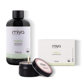 Miya Hinga Treatment Box Natūralus galvos odą stiprinantis ir plaukų slinkimą stabdantis plaukų priežiūros rinkinys