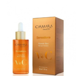 Casmara Sensations Vitamin C Shot Serum Veido serumas su hialiurono rūgštimi ir mineralais 50ml