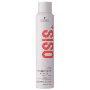 Schwarzkopf Professional Osis+ Freeze Pump Strong Hold Hair Spray Neaerozolinis stiprios fiksacijos plaukų lakas 200ml