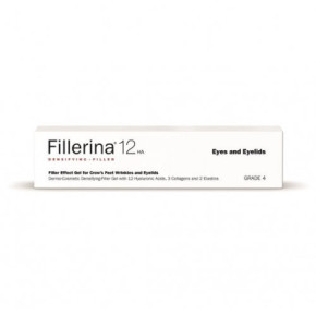 Fillerina 12 HA Eyes and Eyelids Filler 4 Dermatologinis gelinis užpildas paakiams ir akių vokams 15ml