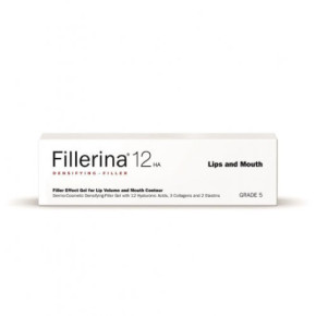 Fillerina 12 HA Filler Gel for Lips and Mouth 5 Dermatologinis gelinis užpildas lūpų sričiai 7ml