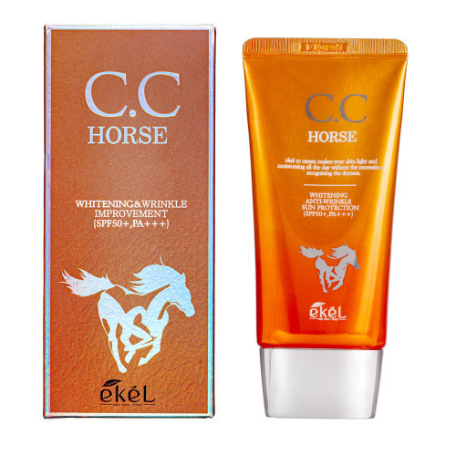 Ekel Horse CC Cream (SPF 50+, PA+++) СС Kremas su arklių aliejumi 50ml