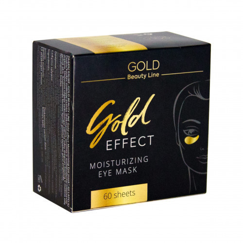 Gold Beauty Line GOLD EFFECT Moisturizing Eye Mask Drėkinanti paakių kaukė 60vnt.