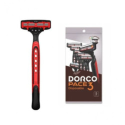 Dorco Pace 3 Disposable Razor Vienkartinis skustuvas vyrams 4vnt