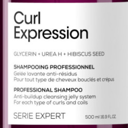 L'Oréal Professionnel Curl Expression Anti-Buildup Cleansing Jelly Shampoo Želė konsistencijos valantis garbanotų plaukų šampūnas 300ml