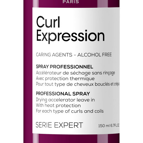 L'Oréal Professionnel Curl Expression Drying Accelerator Leave-In Plaukų džiovinimą spartinantis purškiklis garbanoms 150ml