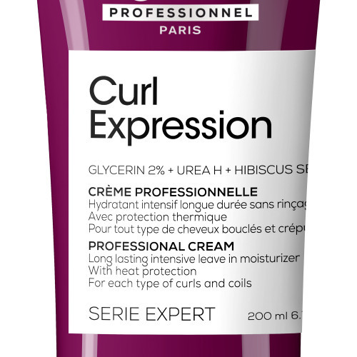 L'Oréal Professionnel Curl Expression Long Lasting Intensive Leave-In Moisturizer Nenuplaunamas kremas garbanotiems plaukams 200ml