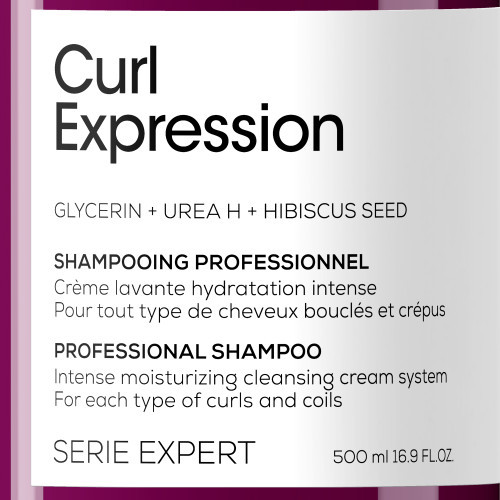 L'Oréal Professionnel Curl Expression Intense Moisturizing Cleansing Cream Shampoo Intensyviai drėkinantis, valantis garbanotų plaukų šampūnas 300ml