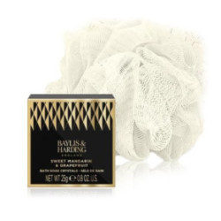 Baylis & Harding Bath Sponge & Salt Set Vonios kempinės ir druskos rinkinys Sweet Mandarin & Grapefrut 