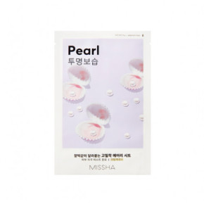 Missha Airy Fit Sheet Mask Pearl Veido kaukė 19g