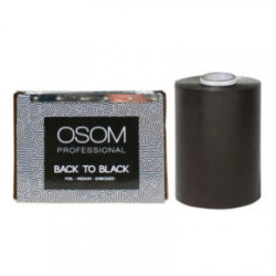 OSOM Professional Embossed Roll Back To Black Folija plaukų dažymui 100 m