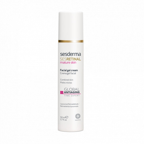 Sesderma Sesretinal Mature Skin Facial Gel Cream Gelinis veido kremas brandžiai odai 50ml