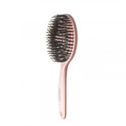 OSOM Professional Round Hair Vent Brush Apvalios formos šepetys plaukams su nailono spygliukais ir šerno šereliais Black