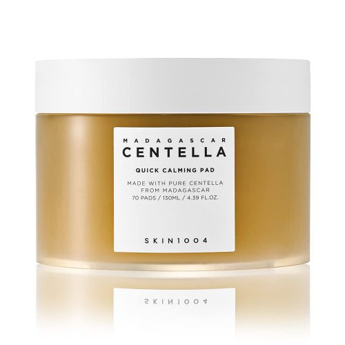 SKIN1004 Madagascar Centella Quick Calming Pad Raminantys padeliai su azijinės centelės ekstraktu 70 vnt.