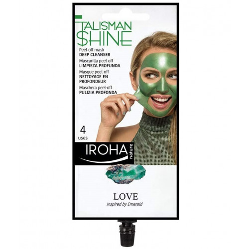 IROHA Talisman Collection Peel-Off Mask Green Deep Cleanser Veido kaukė 25ml