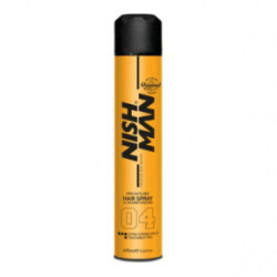 Nishman Pro-Styling Hairspray 04 Stiprios fiksacijos plaukų lakas 400ml