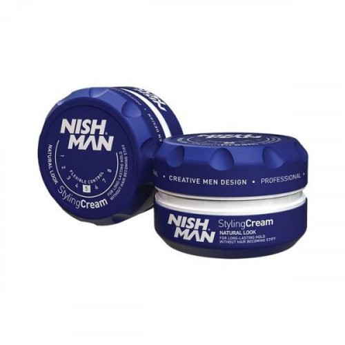 Nishman Natural Look Styling Cream No.5 Plaukų formavimo kreminis vaškas 100ml
