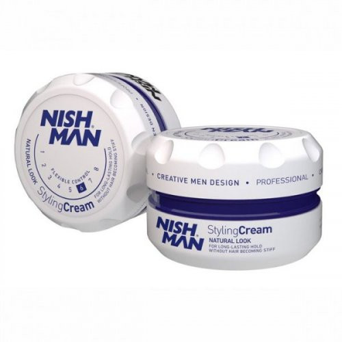 Nishman Natural Look Styling Cream No.6 Plaukų formavimo kreminis vaškas 100ml