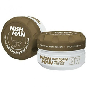 Nishman Hair Styling Wax B7 Gold One Plaukų formavimo vaškas 150ml