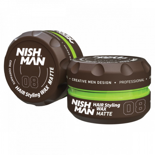 Nishman Hair Styling Wax B8 Matte Matinis plaukų formavimo vaškas 100ml