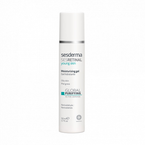 Sesderma Sesretinal Young Skin Moisturizing Gel Gelis į aknę linkusiai odai 50ml