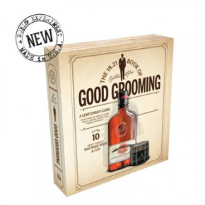 18.21 Man Made Book of Good Grooming Gift Set Sweet Tobacco Vol.10 Kūno ir plaukų priežiūros rinkinys vyrams 56.7g+532ml