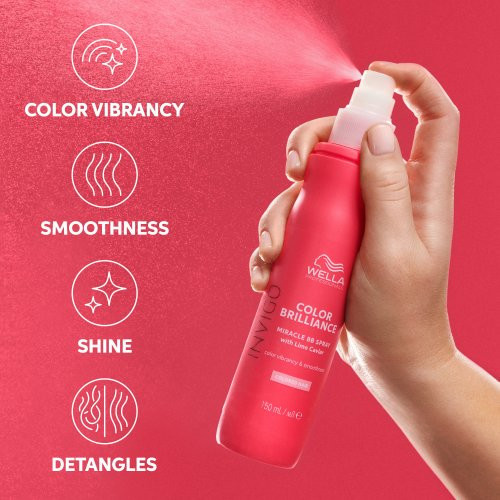 Wella Professionals Invigo Color Brilliance Miracle BB Spray Nenuplaunamas purškiklis dažytiems plaukams 150ml