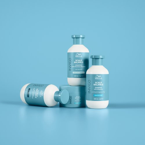 Wella Professionals Invigo Scalp Balance Soothing & Fragrance-Free Shampoo Raminantis šampūnas jautriai galvos odai 300ml
