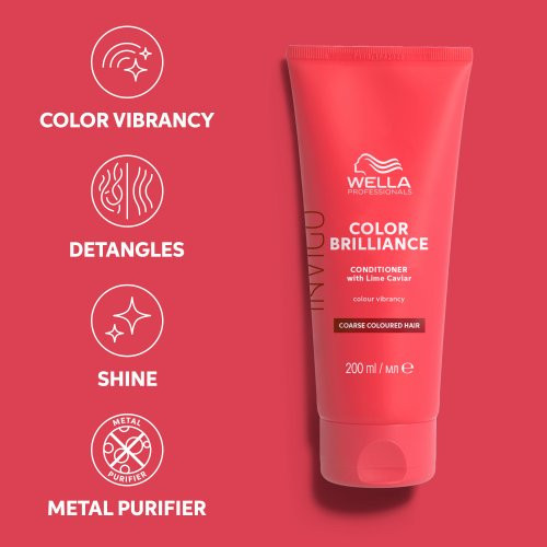 Wella Professionals Invigo Color Brilliance Coarse Conditionier Plaukų spalvą apsaugantis kondicionierius 200ml