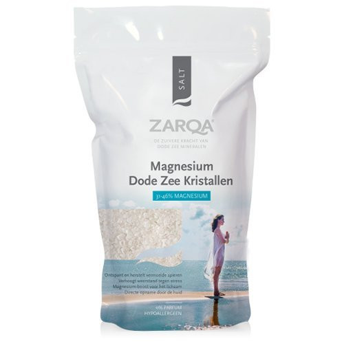 Zarqa Dead Sea Salt With Pure Magnesium Crystals Negyvosios jūros druska su grynais magnio kristalais 1kg