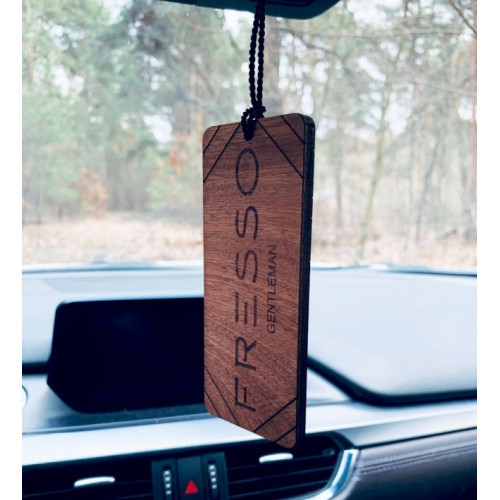 Fresso Wooden Pendant Car Air Freshener Kvapas automobiliui Gentleman