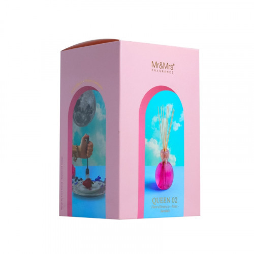 Mr&Mrs Fragrance Queen 02 Reed Diffuser Namų kvapas - difuzorius 500ml