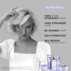 Kerastase Blond Absolu Bain Ultra-Violet Violetinis šampūnas, neutralizuojantis geltonus plaukų tonus 250ml