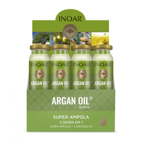 Inoar Argan Oil Ampola Plaukų ampulė su argano aliejumi 45ml