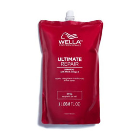 Wella Professionals Ultimate Repair Shampoo Intensyvaus poveikio šampūnas pažeistiems plaukams 1000ml Refill