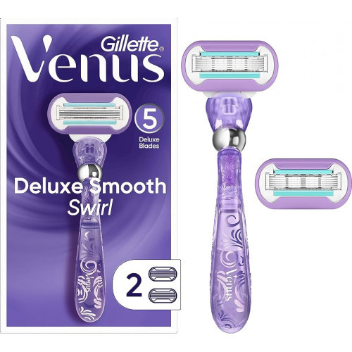 Gillette Venus Deluxe Smooth Swirl Skustuvas moterims 1vnt.