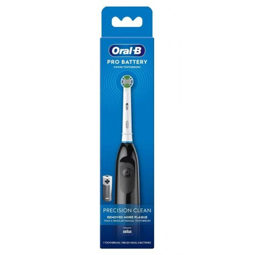 Oral-B Pro Battery Precision Clean Electric Toothbrush Elektrinis dantų šepetėlis White