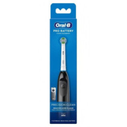 Oral-B Pro Battery Precision Clean Electric Toothbrush Elektrinis dantų šepetėlis White
