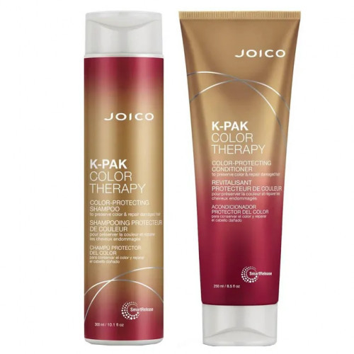 Joico K-Pak Color Therapy Shampoo & Conditioner Holiday Duo Plaukus atkuriantis rinkinys 300ml+250ml