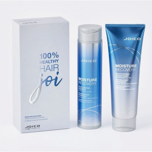 Joico Moisture Recovery Shampoo & Conditioner Holiday Duo Intensyviai plaukus maitinantis ir drėkinantis rinkinys 300ml+250ml