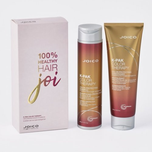 Joico K-Pak Color Therapy Shampoo & Conditioner Holiday Duo Plaukus atkuriantis rinkinys 300ml+250ml