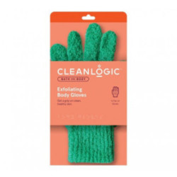 Cleanlogic Bath & Body Exfoliating Body Gloves Šveičiamosios kūno pirštinės 1 pora