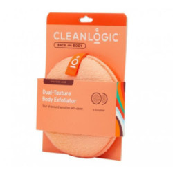 Cleanlogic Bath & Body Sensitive Skin Dual-Texture Body Exfoliator Kūno šveitimo kempinė Emerald